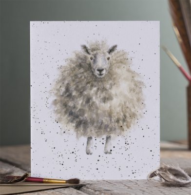 Carte de souhait mouton