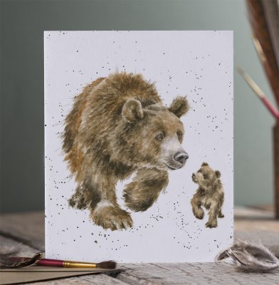 Carte de souhait ours
