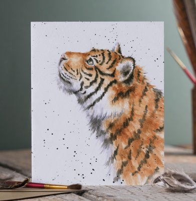 Carte de souhait tigre