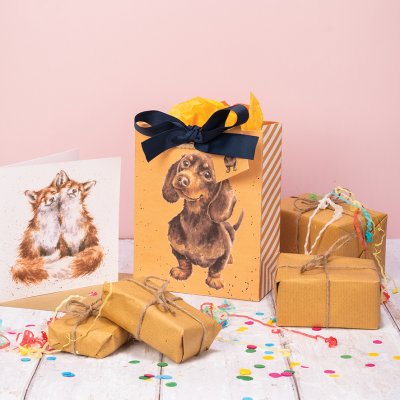 Petit sac cadeau teckel