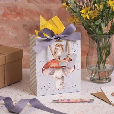 Ptit sac cadeau souris/champignon