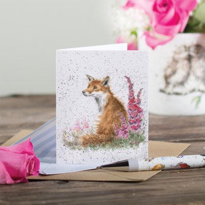 Foxgloves gift enclosure card