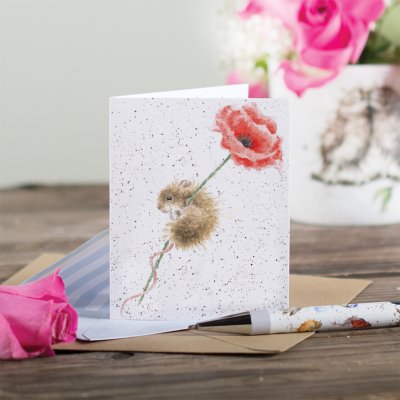 Poppy gift enclosure card