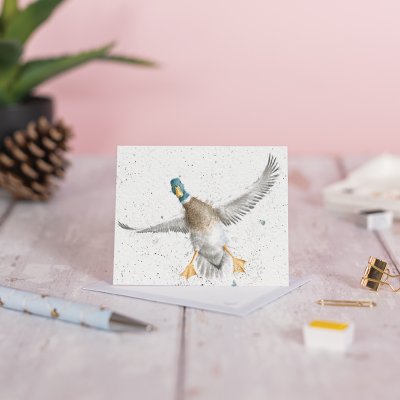 Crash landing gift enclosure card