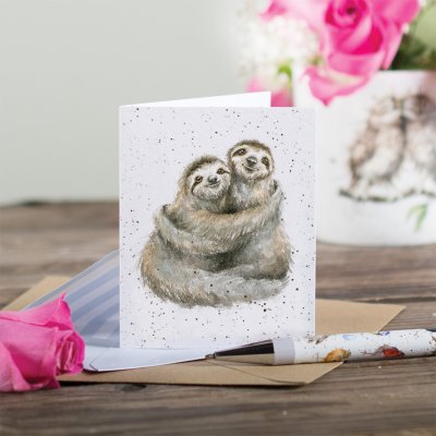 Little card big hug sloth gift enclosure card