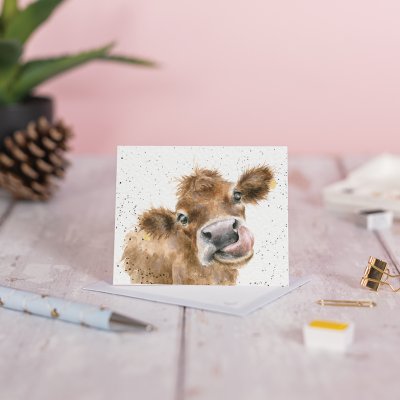 Moooo gift enclosure card