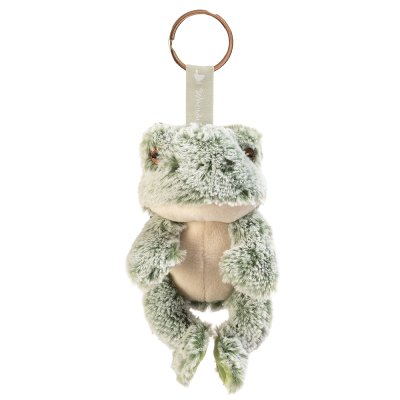 Porte-clés en peluche grenouille