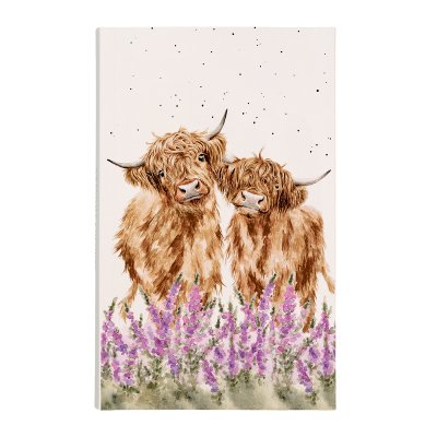 Highland cow notepad gentle giants