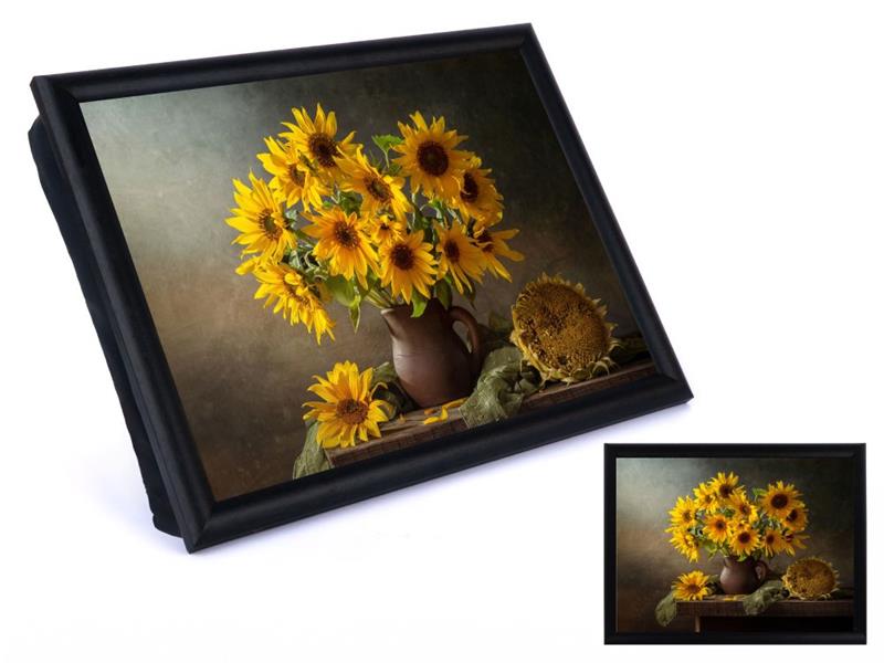 COUSSIN DE LECTURE BOUQUET TOURNESOL