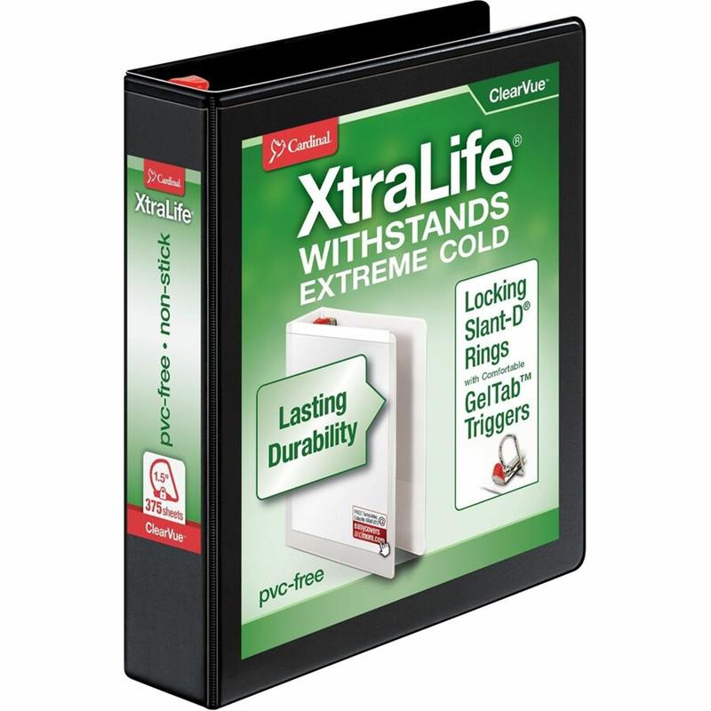 Image XtraLife® ClearVue® Locking Slant-D® Binders