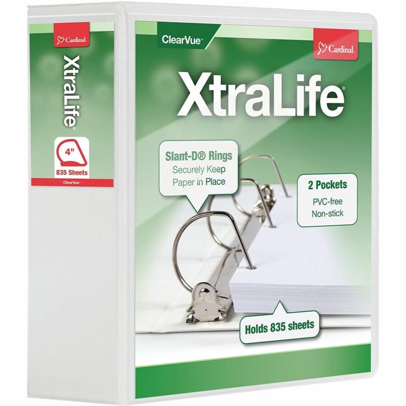 Image XtraLife® ClearVue® Locking Slant-D® Binders
