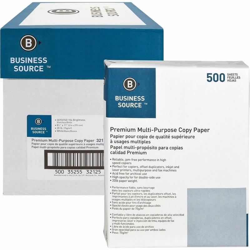Image BUSINESS SOURCE® Copy paper