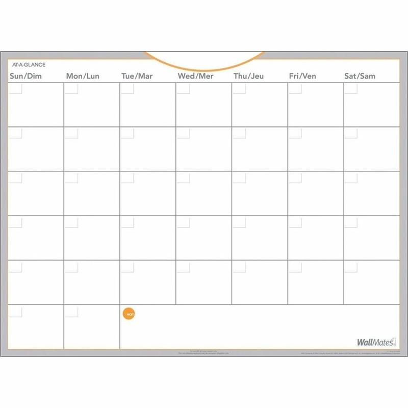 Image Wallmates® Self-Adhesive Monthly Planning Surface