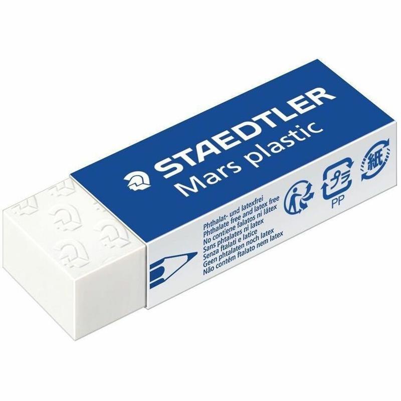 Image Mars Plastic White Eraser