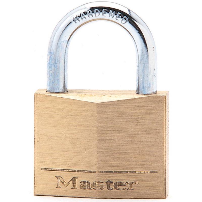 Image Solid Brass Padlock with Key