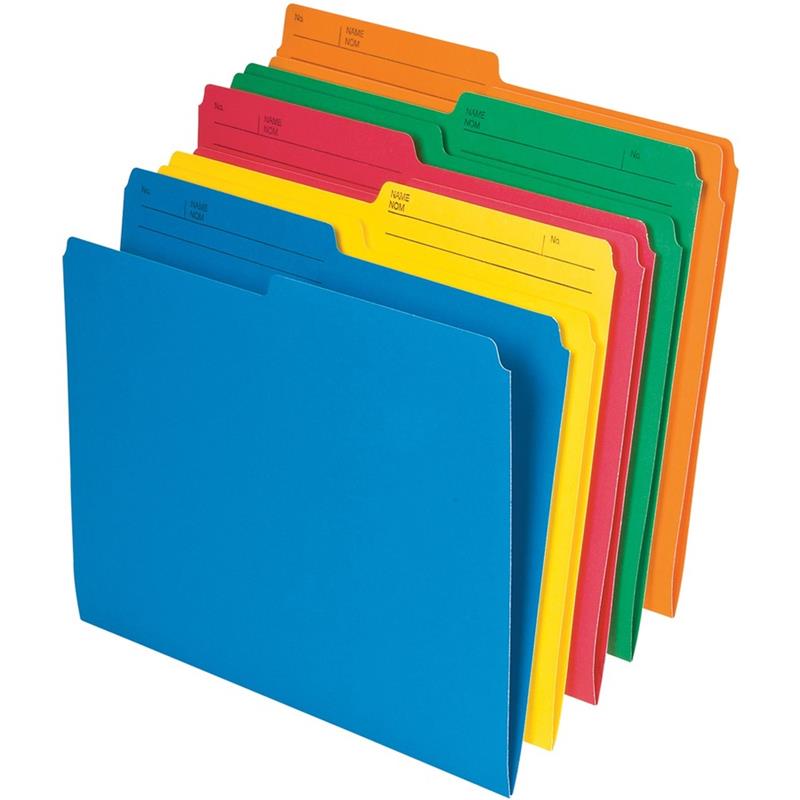 Image Coloured Reversible File Folders