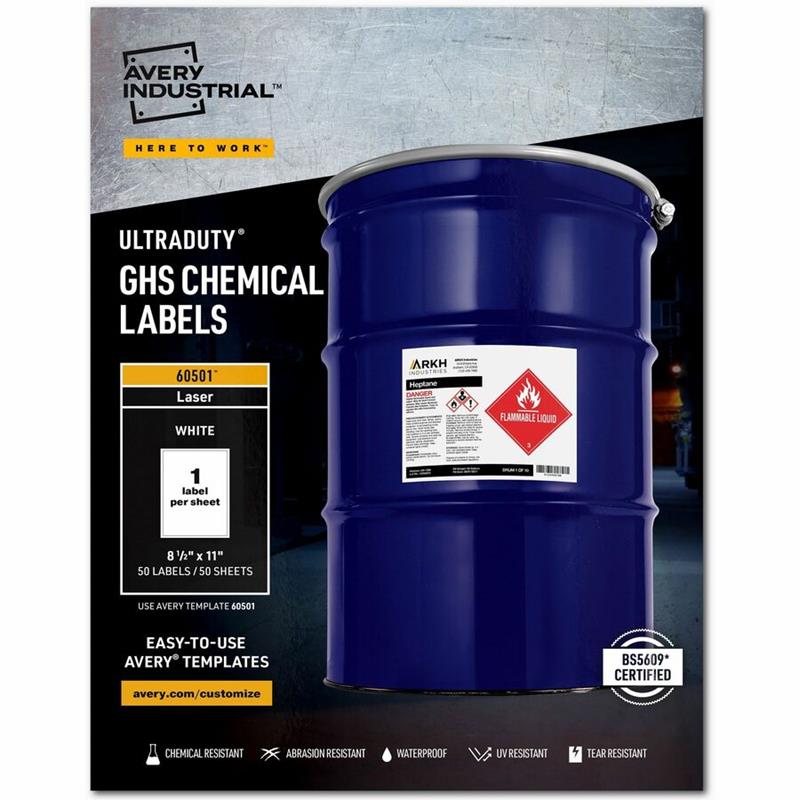 Image UltraDuty™ GHS Chemical Labels