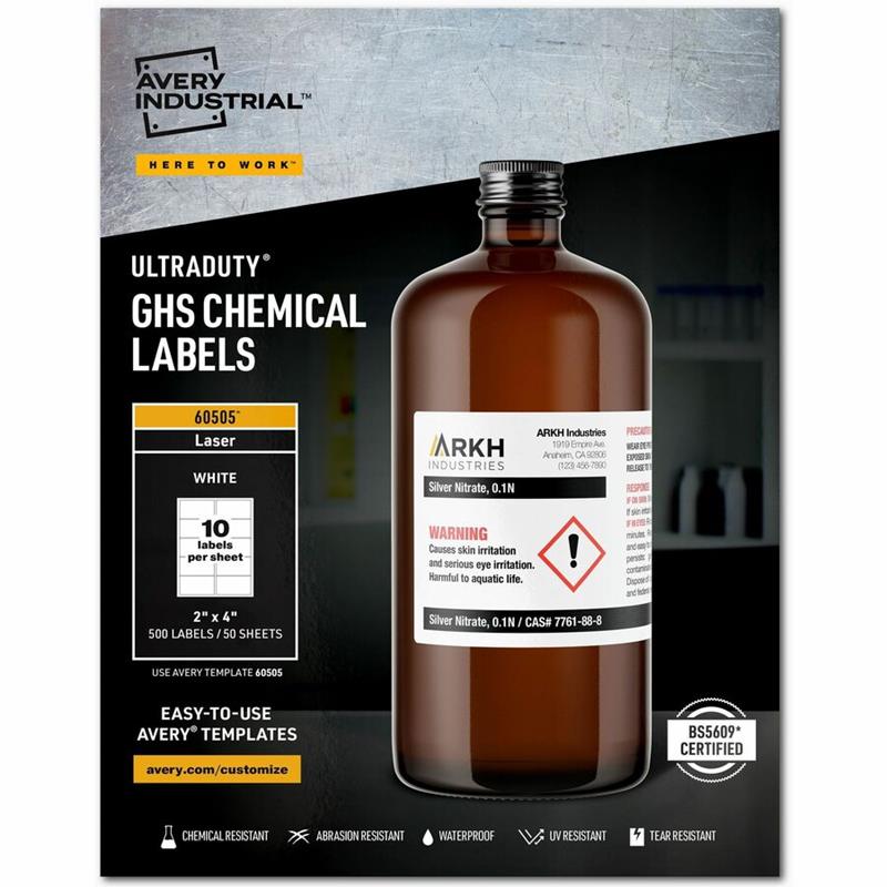 Image UltraDuty™ GHS Chemical Labels