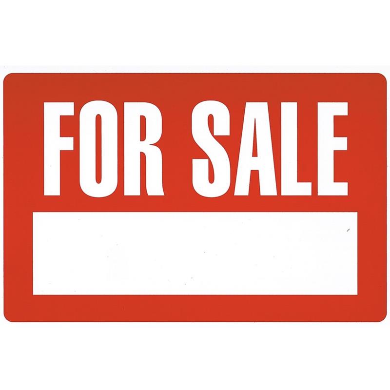 Image SIGN FOR SALE PLAST.8X12