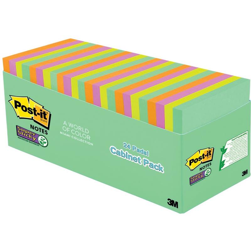 Image Post-it® Super Sticky Notes - Supernova Neons Collection