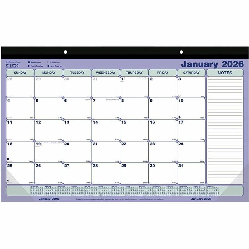 Image Monthly Desk Pad Calendar (2026)
