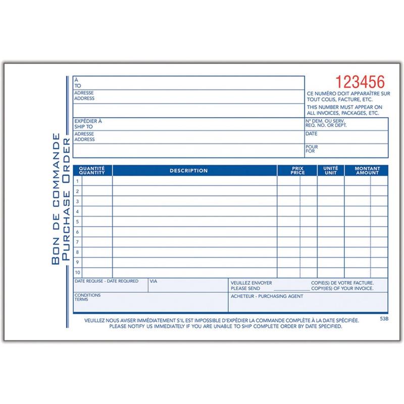 Image Purchase Order Book