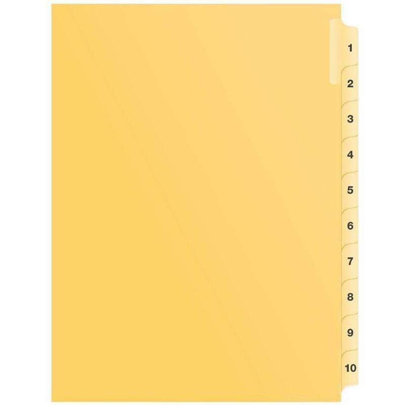 Image Quest Numerical Litigation Index Dividers