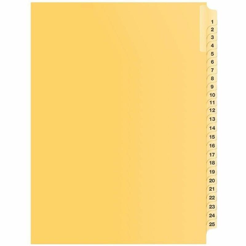 Image Quest Numerical Litigation Index Dividers