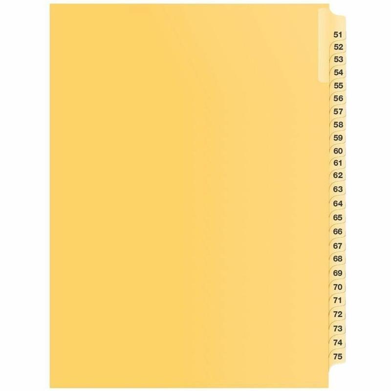 Image Quest Numerical Litigation Index Dividers