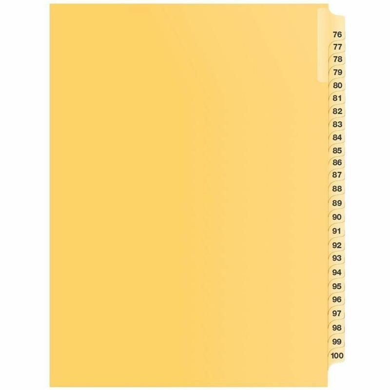 Image Quest Numerical Litigation Index Dividers