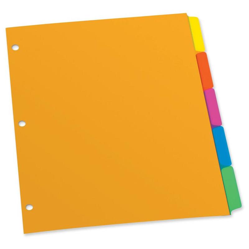 Image Poly Plain Tab Dividers