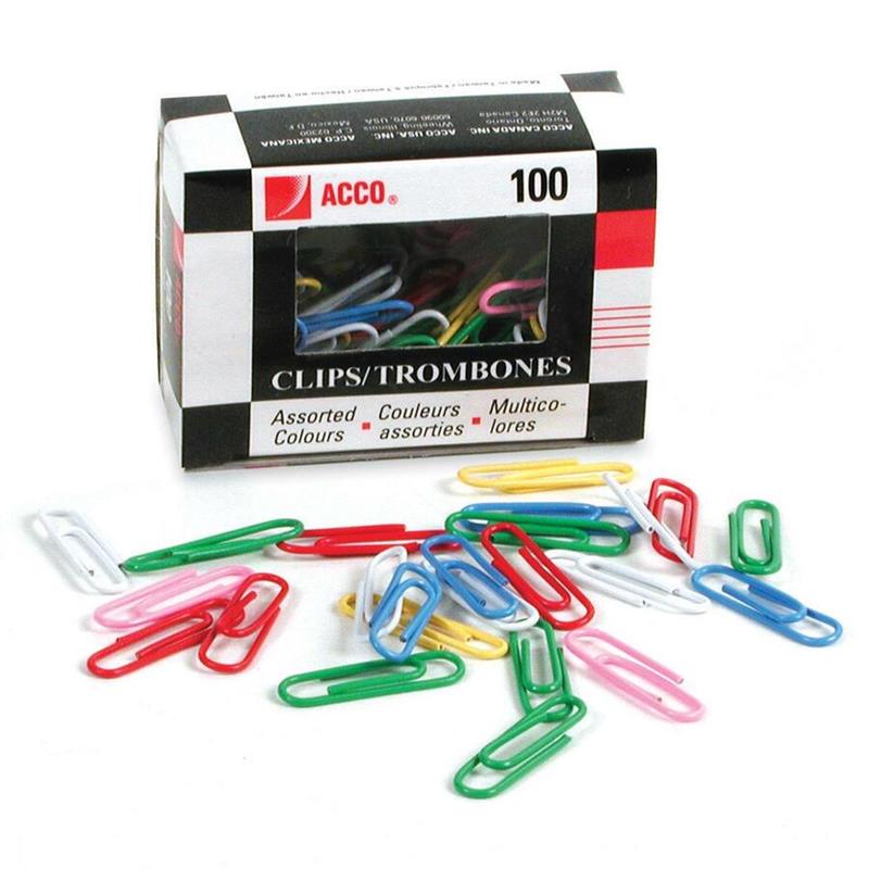 Image Coloured Paper Clips