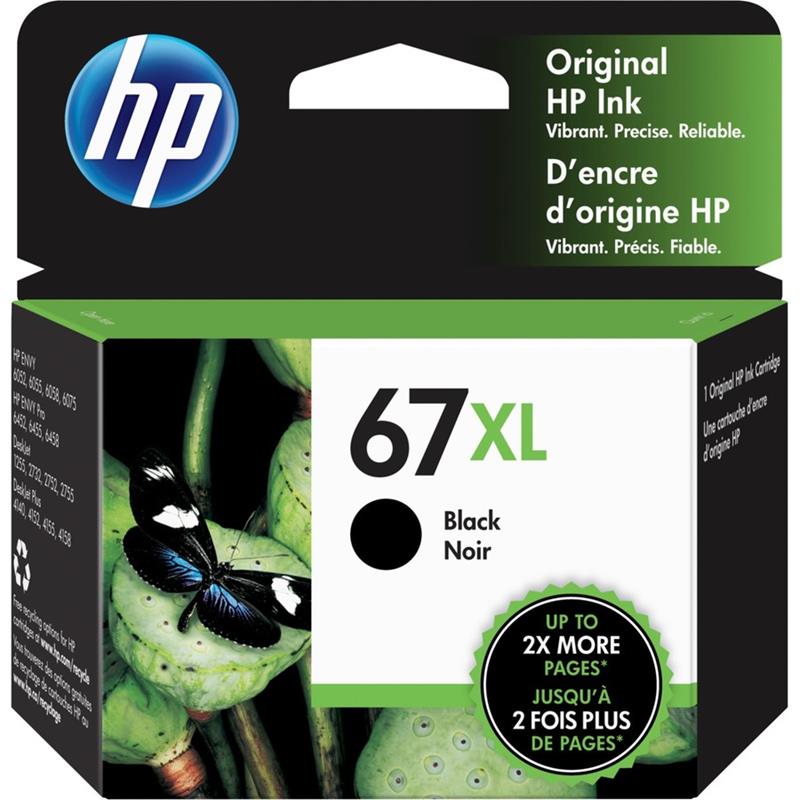 Image 67XL HP High Yield Ink Jet Cartridge