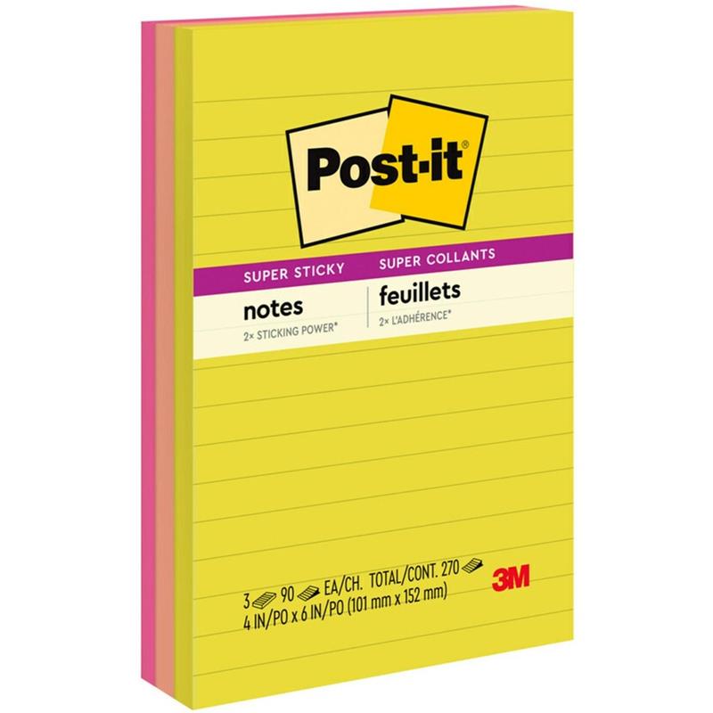 Image Post-It® Super Sticky Notes - Summer Joy Collection