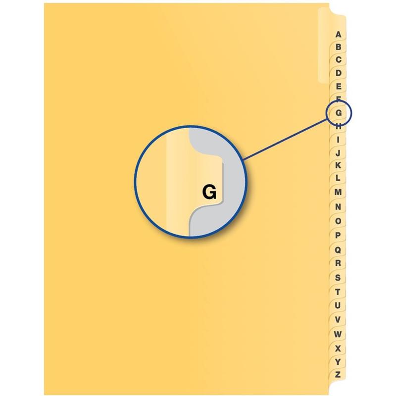 Image Alphabetical Litigation Index Dividers